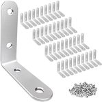 LuckIn 40 Pack Corner Brace 2" x 2"