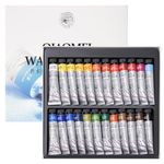 Paul Rubens Watercolour Paint Set - 24 Vibrant Colors, 12ml / 0.4 Fl Oz Watercolour Tubes, Art Supplies for Adults,Artists & Beginners