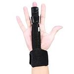 Adjustable Finger Splint - Aluminum Splint Extension for Trigger Finger, Metacarpal Fracture Healing Mallet Finger Support Brace for Finger Fractures, Postoperative and