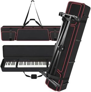 Piano keyboard Case Compatible with Yamaha P71/P143B 88 Key Weighted Slim Digital Pianos, Travel Carrying Holder for Electric Mechanical Keyboard Stand Performing Outdoors, Home Practice (Bag Only)
