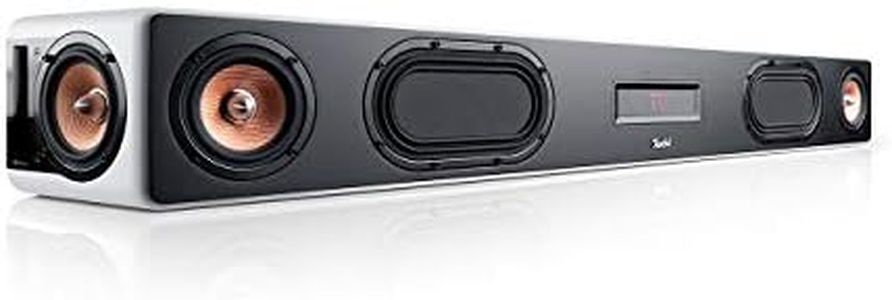 Teufel CINEBAR Ultima - Leistungsstarke Soundbar 380 Watt, Eingebauter XXL-Subwoofer, Dynamore Ultra, Dolby Audio, Bluetooth aptX, Bassrefex, HDMI 3D ARC CEC‌ - weiß