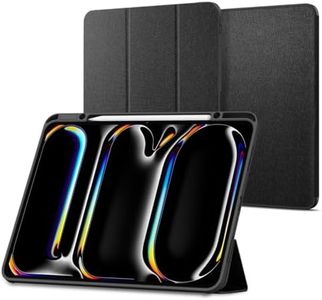 SPIGEN Urban Fit Case Designed for Apple iPad Pro 13 Case M4 2024 (7th Gen) Urban Fit Fabric Flip Stand Cover - Black