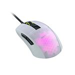 Roccat Burst Pro - Extreme Lightweight Optical Pro Gaming Mouse (high precision, optical Owl-Eye sensor (100 to 16,000 dpi), RGB AIMO LED lighting, only 68g, designed in Germany), white ROC-11-746