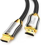 HDMI 2.1 Cable 2m T Tersely 8K Certified Ultra High Speed HDMI Cables Braided Cord Support 8K@60Hz 4K@120Hz/144Hz 48Gbps eARC Dynamic HDR Dolby Atmos Vision HDCP 2.3 for Soundbar, Monitor, PS5, Xbox