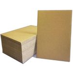 50 Packs 9x12 Inch Cardboard Sheets, Premium Brown Kraft Corrugated Cardboard Backing and Corrugated Inserts Bulk for Shipping, Mailing,T-Shirts, DIY Décor and Crafts