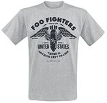 Foo Fighters 'Stencil' (Grey) T-Shirt (medium)