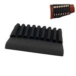 JINJULI Shotgun Buttstock Rifle Cartridge Holder, Black, Holds 9