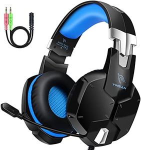 NA N/A nobrand Premium Stereo Gaming Headset with Microphone, Soft Memory Earmuffs, Volume Control for PC/Xbox One/Nintendo Switch/Mobile/Mac, Black