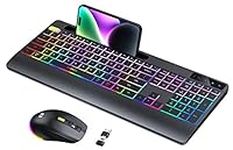 Wireless Keyboard and Mouse Backlit