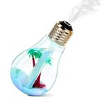 Yorten 400ml Colorful USB LED Night Light Bulb Mini Humidifier Micro Spray Hydrating Desktop Cool Mist Maker Sprayer Automatic Shut-Off Air Purifier for Home, Office, Bedroom