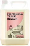 Trade Professional Bleach – Thin Bleach For Cleaning Toilet, Drains, Floors- 5L (Pack of 1)