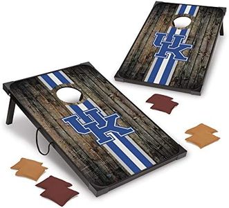 Wild Sports NCAA Kentucky Wildcats 2' x 3' MDF Deluxe Cornhole Set - with Corners and Aprons, Team Color