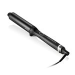 ghd Chronos Curve Max Wand, 1.5 Inch Barrel, Professional Curling Wand for Loose Waves, Black, with Curl Responsive Technology, Automatic Sleep Mode - Black