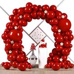 Voircoloria 90pack Ruby Balloons Di