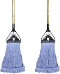 Midoneat Mop, Heavy Duty Loop End String Mop, Commercial Industrial Grade Mop for Floor Cleaning, 2 Packs