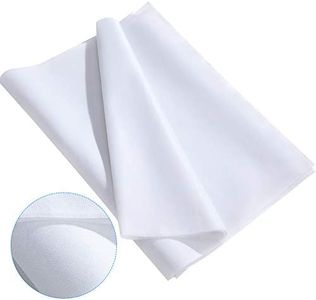 3 Pieces Fusible Interfacing Non-Woven Lightweight Polyester Interfacing (White, 20 Inch x 3 Yards)