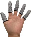 20 PCS Finger Cots Cut Resistant Protector, Finger Covers for Cuts, Gloves Life Extender, Cut Resistant Finger Protectors for Kitchen, Work, Sculpture, Anti-Slip, Reusable