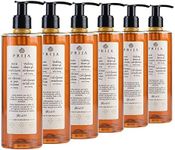 Prija Skin & Hair Shampoo Vitalising - 380 ml - Invigorating Body Cleansing with Ginseng - Vegan Friendly, Dermatologically Tested (Pack of 6)