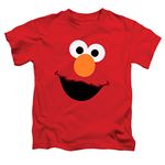 Popfunk Toddler Sesame Street Elmo Face T Shirt, Size 2T Red