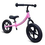 banana bike & Lava Sport LT Balance Bike - Lightweight Toddler Bike for 2-5 Yr Old Boys/Girls - Aluminium, EVA Tires - Adjustable Handlebars & Seat (Pink)