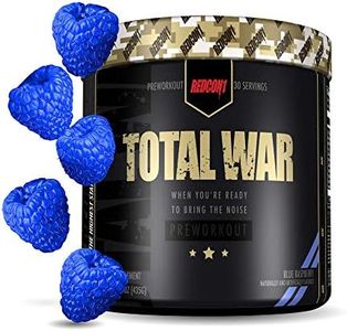 Redcon1 Total War Blue Raspberry Flavour Pre-Workout Dietary Supplement Powder 30 Servings