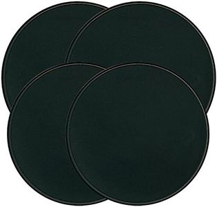 Range Kleen Black Round Burner Kovers Set of 4