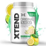 Scivation Xtend BCAAs (Pre-Workout, 7g BCAAs, 0g Carbs,Sugar & Calories, 3.5 Leucine, 2.5g L-Glutamine, 1g Citrulline Malate) - 1291 g, 90 Servings (Lemon Lime)