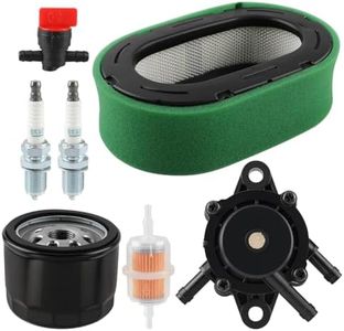 AUTOKAY 24 393 04-S/24 050 10-S/32 883 09-S1 Air Maintenance Kit Fuel Pump Air Oil Filter Set Fits for Kohler KT610 KT620 KT715 KT725 KT730 KT735 KT740 KT745 19HP-26HP with Spark Plug