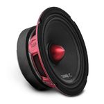 DS18 PRO-X6.4BM Loudspeaker - 6.5", Midrange, Red Aluminum Bullet, 500W Max, 250W RMS, 4 Ohms - Premium Quality Audio Door Speakers for Car or Truck Stereo Sound System (1 Speaker)