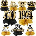 50th Anniversary Party Table Centerpieces Decorations