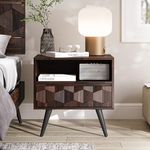 Bme Georgina Solid Wood Nightstand 