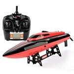 SainSmart Jr. RC High Speed Boat, 4CH 2.4G Radio Control Electric Racing Boat, Perfect Size for Pool Racing