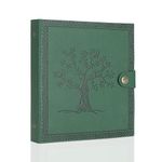 ZEEYUAN Photo Album 200 Photos Slip in 6x4 Leather Photo Book as a Gifts for Mum, Dad and Grandpa and Grandma