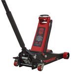 Sealey 2.5 Tonne Trolley Jack, Car Jack, Low Profile with Rocket Lift - 2501LE