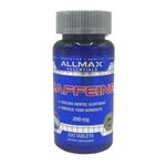 ALLMAX Nutrition Caffeine Pills, Sustained Energy & Pre - Workout Mental Focus, Fast Absorbing & Vegan, 200 mg, 100 Tablets