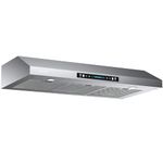 36 Inch Under Cabinet Range Hood with 900-CFM, 4 Speed Gesture Sensing&Touch Control Panel, Stainless Steel Kitchen Vent