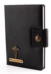 AICA Personalized Name Doctor DR Leather Diary - A5 Size, 200 Ruled Pages