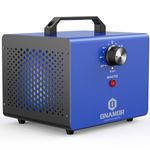 Ozone Generator 22000 mg/h - Ozone Machine Ionizer & O3 Deodorizer for Home, Basement, Smoke, and Pet Room. (Blue)