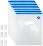 Sous Vide Bags -30pack Large Size 10.2x13.4in/ 26x34cm Food Vacuum Storage Bags, Reusable Vacuum Zipper for Sous Vide Cooking, with 6 Sealing Clips for Anova and Joule Cookers