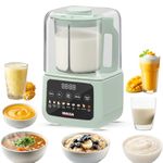 INALSA Automatic Soup Maker, Nut Milk Maker|Baby Food Processor|9 Preset Function|Soup,Puree, Cereal,Porridge,Smoothie Blender,Oat/Soy/Nut Milk|Super Silent|Self-Clean|BPA-Free|2Yr Warranty,Blendora