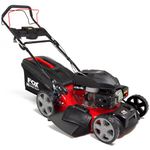 20" / 51cm Petrol Lawn Mower Turbo Self-Propelled Recoil Fox 4 Blades Quad Cut 196cc 510mm 60L Collection Bag 20 inch 4-in-1 Lawnmower - 2 Years Warranty