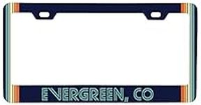 Evergreen Colorado Car Metal Licens