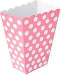 Hot Pink Polka Dot Paper Treat Boxe