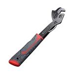 JISADER Self-Adjusting Pipe Wrench, Plumbing Wrench, Multi-Purpose Sturdy Ergonomic Handle for Home Maintenance, Heavy Duty, 6inch