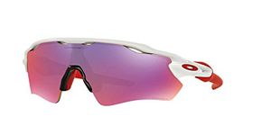 Oakley Men UV Protected Red Lens Rectangle Sunglasses - 0OO920892080538