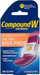 Compound W Wart Remover, One Step Kids Medicated Pads - 16 Count - Salicylic Acid Wart Remover & Treatment, Maximum Strength