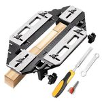 Adoles Aluminum Door Hinge Jig,Woodworking Door Hinge Template,Slotting Locator,Suitable for Door Lock Jig and Router Jig,Helps You Install Quickly