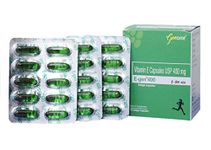 Genone E-Gen 400 Vitamin E Capsule for Glowing Face, Skin and Hair Nutrition (30 Capsules)