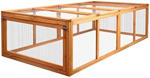 i.Pet Chicken Coop Large 180cm Length Rabbit Hutch, Coops Wooden Pet House Run Cage Walk in Guinea Pig Ferret Bunny Hen, Outdoor Metal Door Farm Strong Security Locks