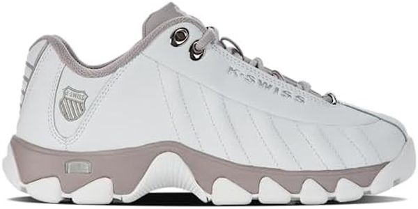 K-Swiss Women's ST329 CMF Sneaker, White/Ashes of Roses/White, 5 M